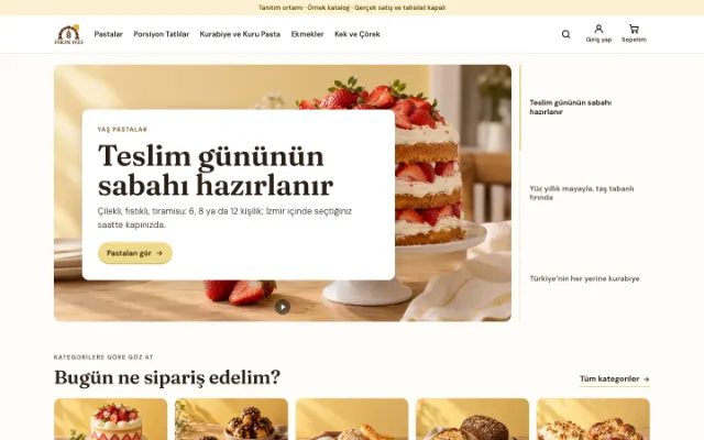 Fırın 1923 ana sayfası