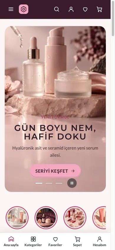 İpek teması telefonda