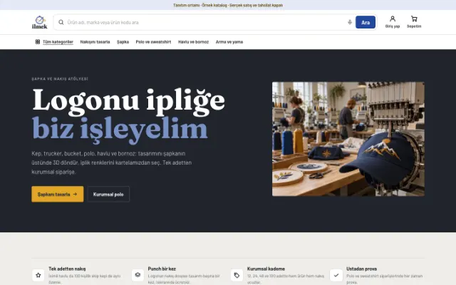 İlmek Nakış Atölyesi ana sayfası