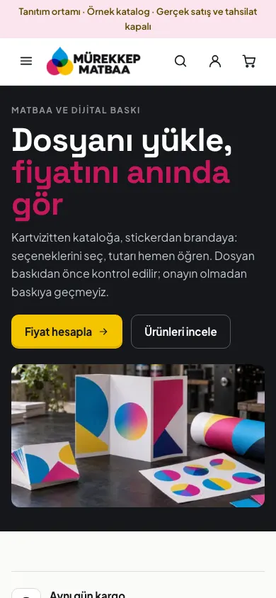 Mürekkep teması telefonda