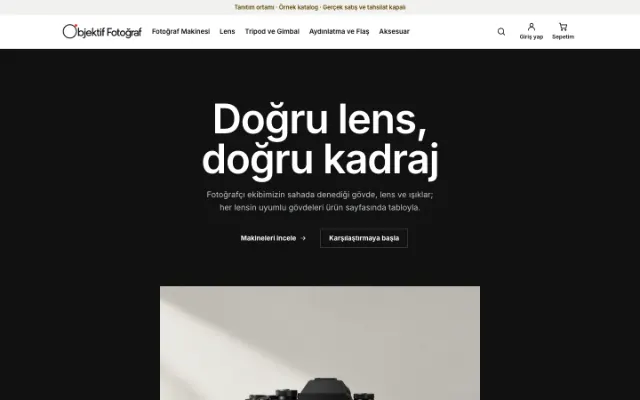 Objektif Fotoğraf ana sayfası