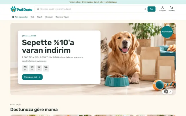Pati Dostu ana sayfası