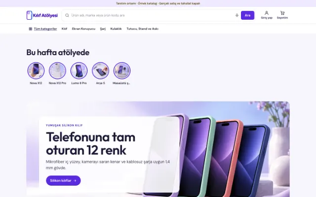 Kılıf Atölyesi ana sayfası