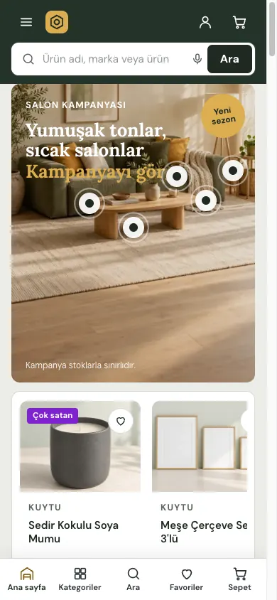 Yuva teması telefonda